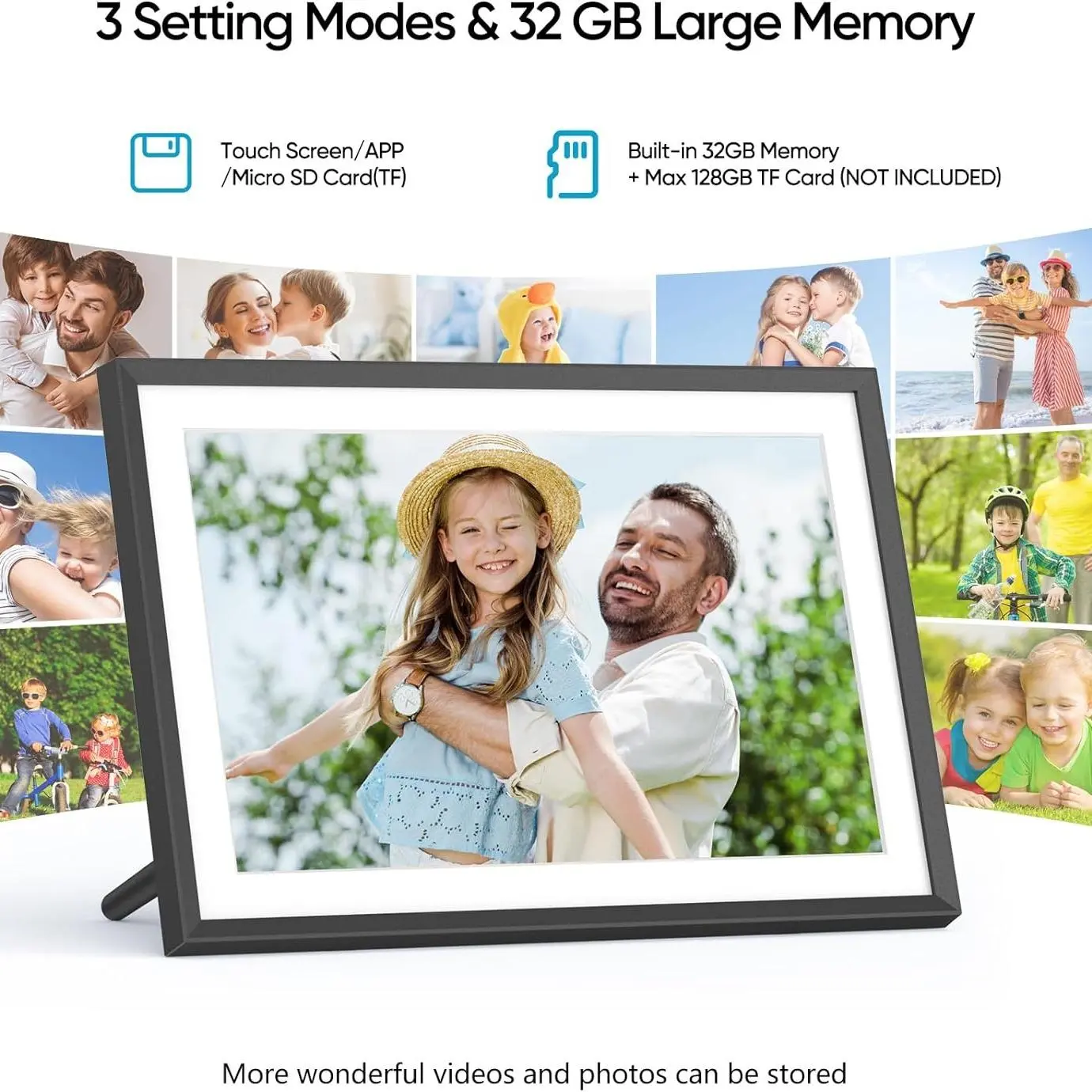 ARZOPA 10.1 Inch Digital Touchscreen Photo Frame, 1 Piece Sweet