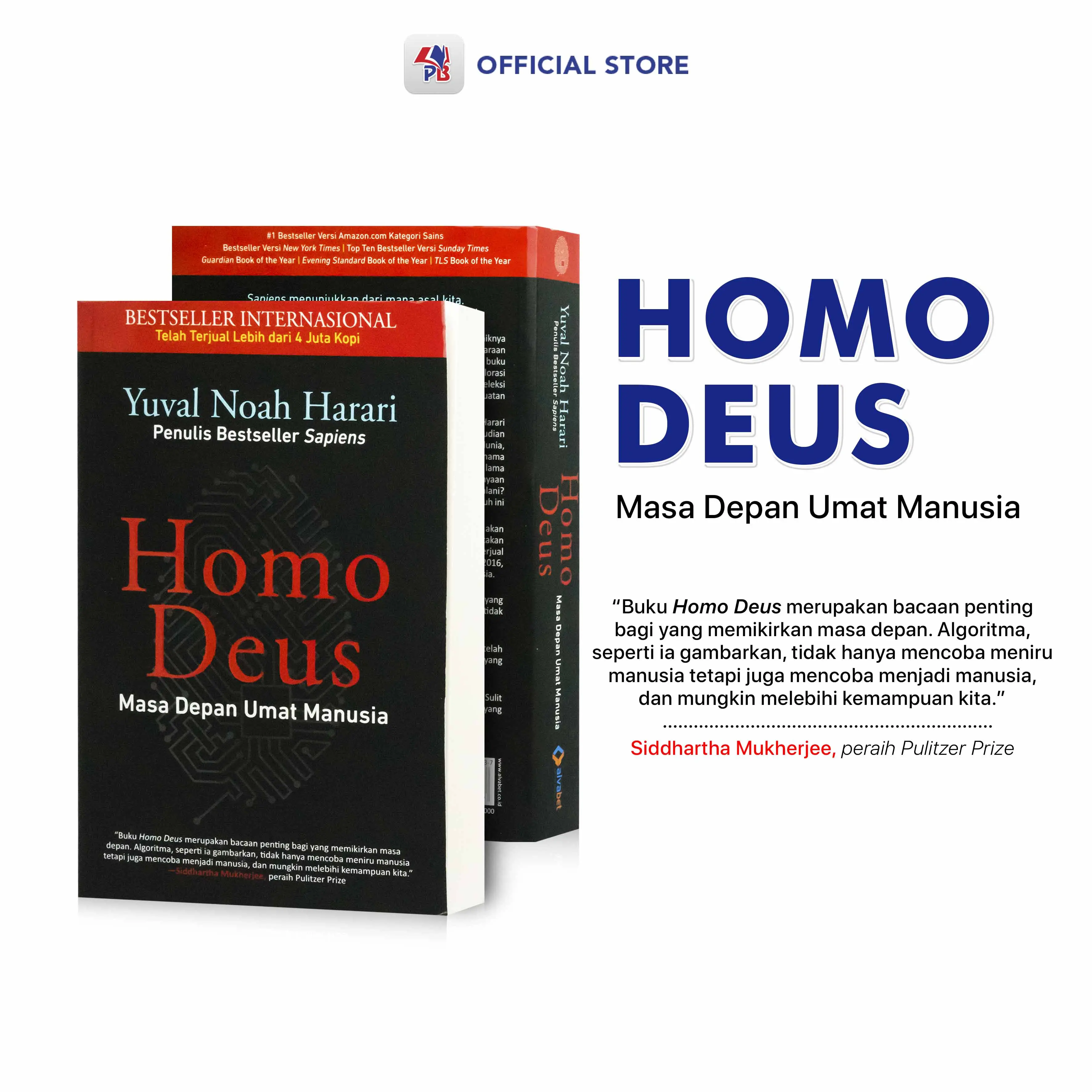 Buku Sejarah / Homo Deus - Masa Depan Umat Manusia / PUSTAKA ALVABET - PAV