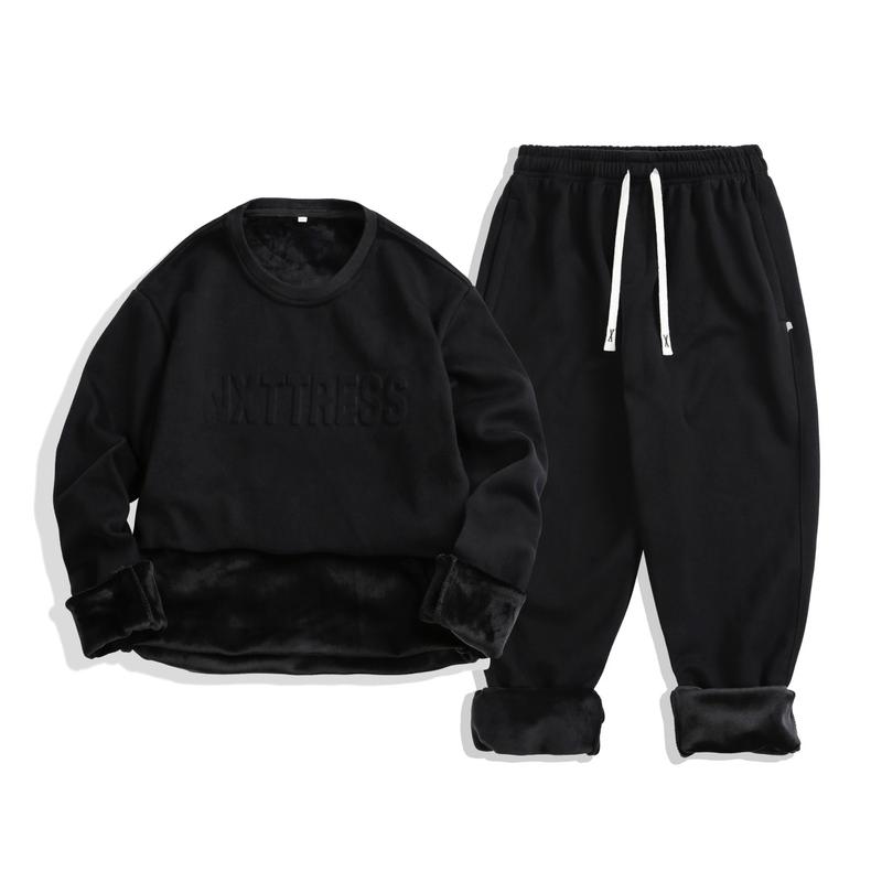 Bộ quần áo nam chất NỈ ÉP LÔNG CÁO giành cho mùa Đông siêu dày dặn mềm mịn không sù phù hợp cho cả thời tiết 10 ĐỘ C