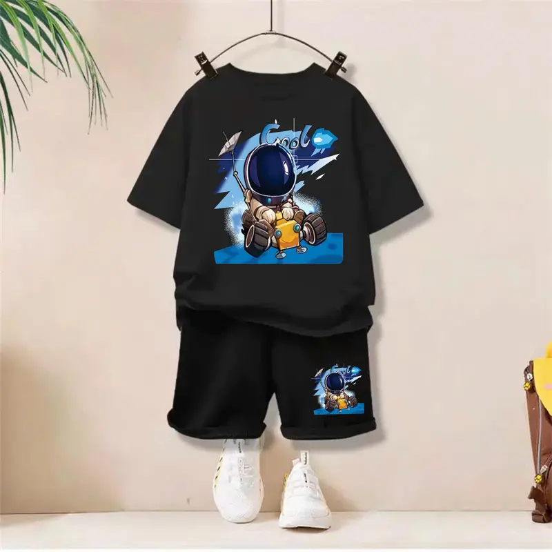 ComBo 5 Bộ Cho Bé Trai Mùa Hè  In Hình Cu TE ( MÃ H) 4