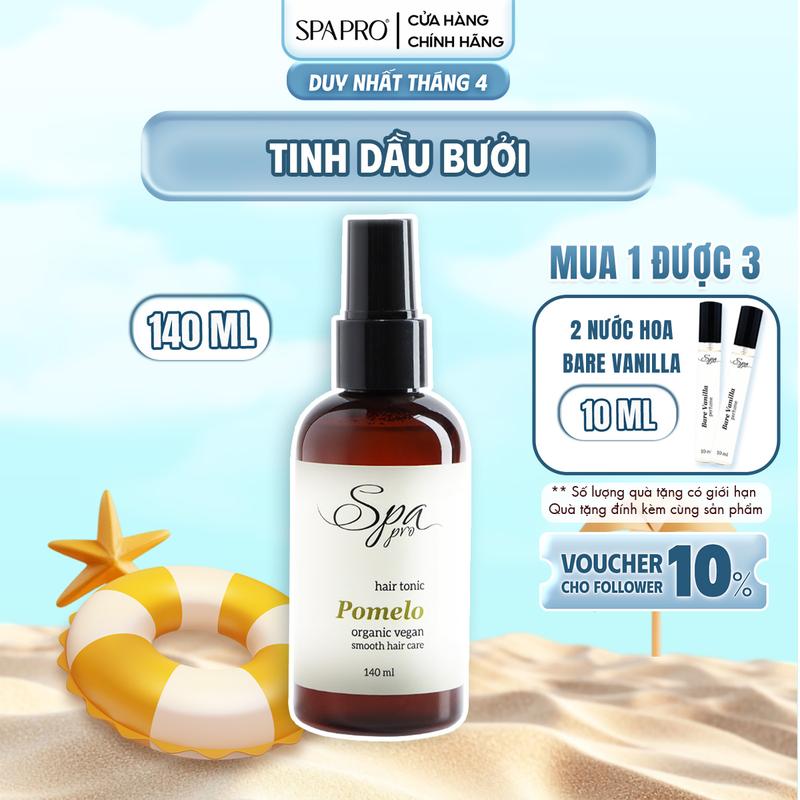 [MUA 1 TẶNG 2] Tinh Dầu Bưởi Siêu Dưỡng Giảm Gãy Rụng Tóc SPAPRO 140ML