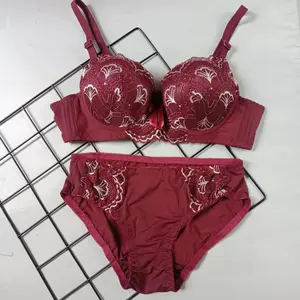 Yosero 21 Bra Set Kawat Busa Sedang AGT Motif Bunga Premium Import BH + CD