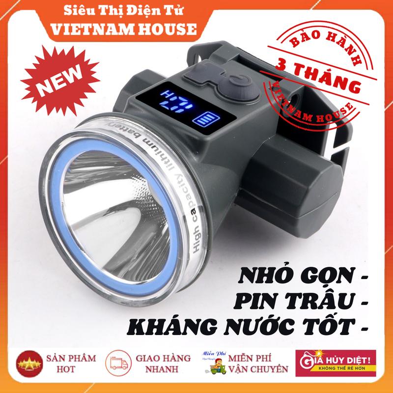 NEW || ĐÈN PIN ĐỘI ĐẦU 1 BÓNG 466 NHỎ GỌN PIN TRÂU, SÁNG >10H LIÊN TỤC, CÓ MÀN HÌNH LED BÁO PIN, ĐÈN PIN ĐỘI ĐẦU SIÊU SÁNG CHỐNG NƯỚC TỐT, SẠC USB TYPE C.