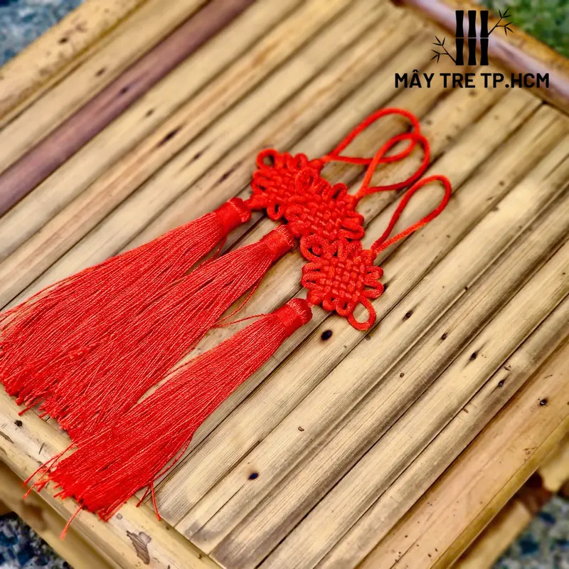 Dây đồng tâm trang trí- tua rua treo trang trí quà tặng, phong cách độc đáo 4