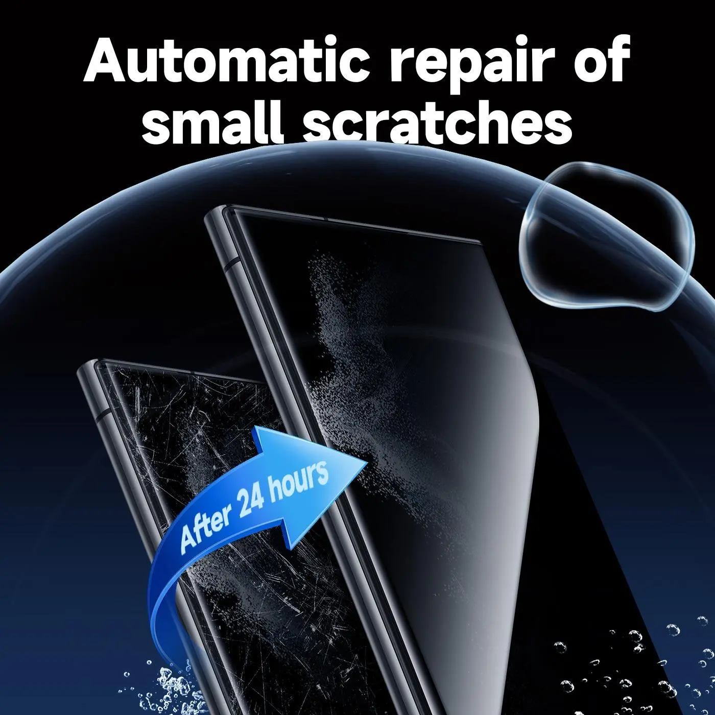 Magic John Screen Protector Film, 2pcs Antiscratch HD Clear Phone Screen Protector, Shockproof