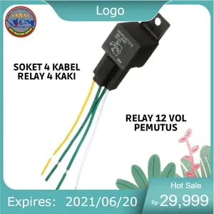 Allfastore1 RELAY PEMUTUS 12VOL GARANSI 1 TAHUN Garansi