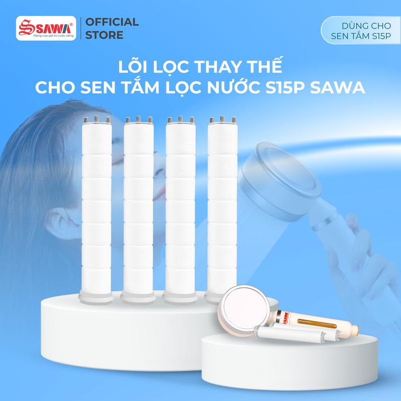 Lõi lọc S15P dự phòng dùng cho Vòi sen tắm KOREA STYLE S15P Sawa cao cấp