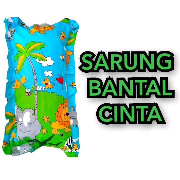 50X100 SARUNG BANTAL CINTA JUMBO RUMBAI HOME MADE MURAH TERLARIS 0