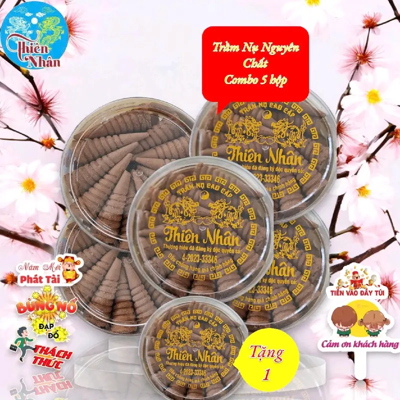 Combo 5 tặng 1 ( nụ trầm nguyên chất) 0