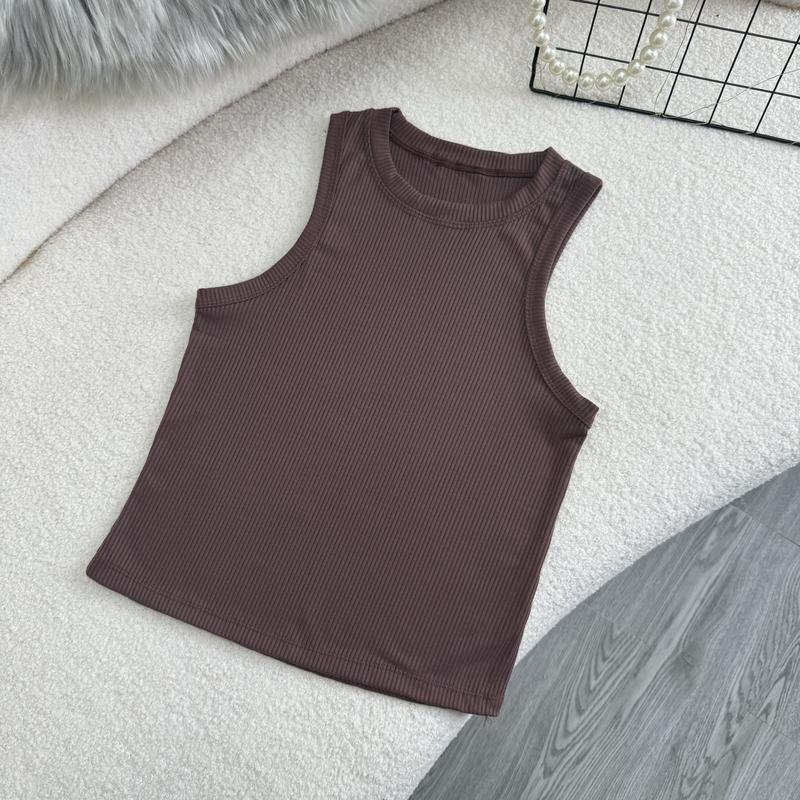 Áo thun ba lỗ bigsize nữ dáng croptop chất thun gân mềm mịn co giãn cho nàng chubby  - G4 6