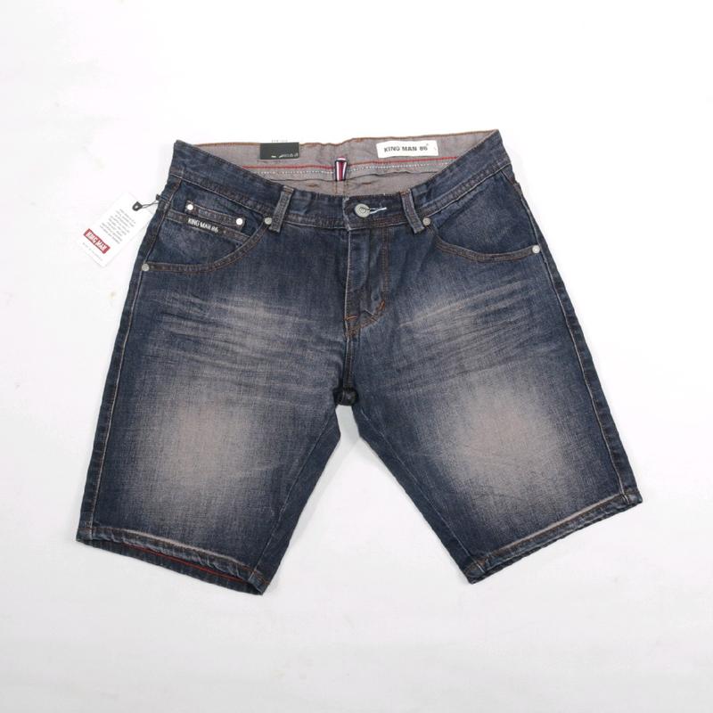 KING MAN 86 Celana Pendek Pria Jeans Distro Skinny Polos Terbaru Bahan Tidak Melar 3
