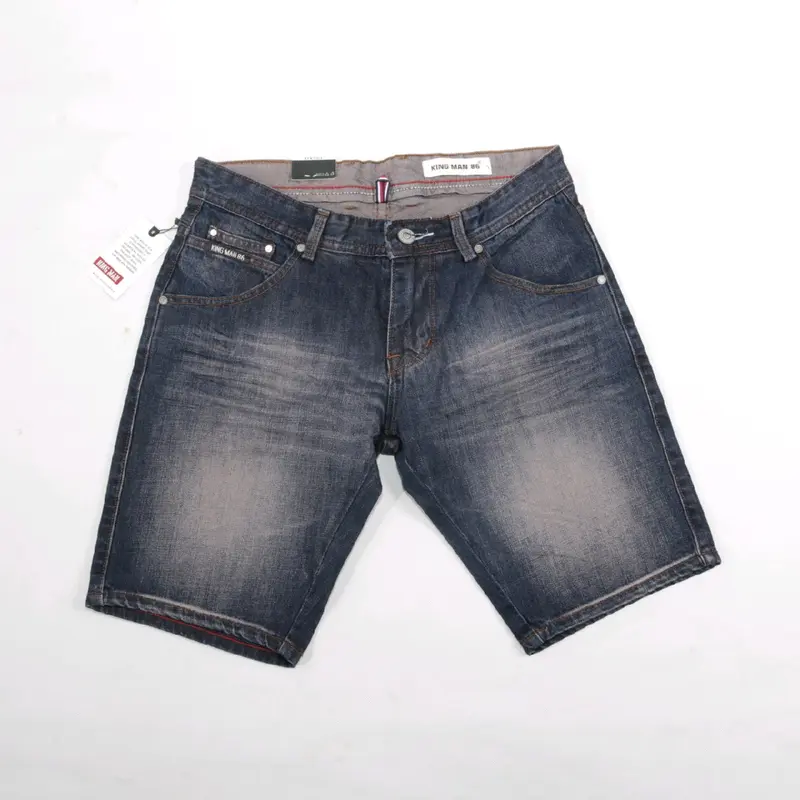 KING MAN 86 Celana Pendek Pria Jeans Distro Skinny Polos Terbaru Bahan Tidak Melar 2