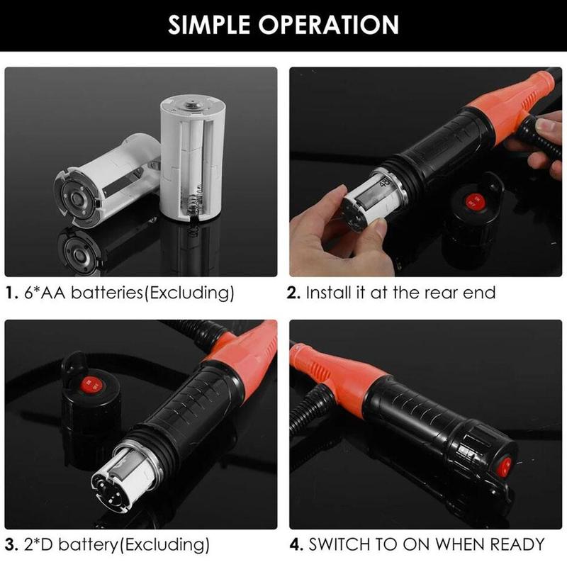 1 Pcs Plastic Fuel Transfer Pump Electric Oil Pump Controlled Flow Nozzle Car Battery Fuel Tank Oil Pump 2