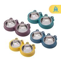 Gambar ONLY PETS Tempat Makan Minum Bentuk Kodok + Mangkuk Stainless Steel - L, Maroon dari Only Pets Kota Administrasi Jakarta Pusat 5 Tokopedia