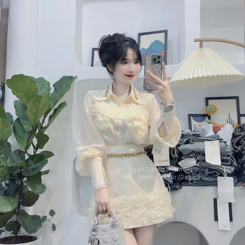 SIÊU HOT AI CŨNG MÊ Đính đá vàng HÌNH THẬT CUỐI  A713 Nữ Top 3