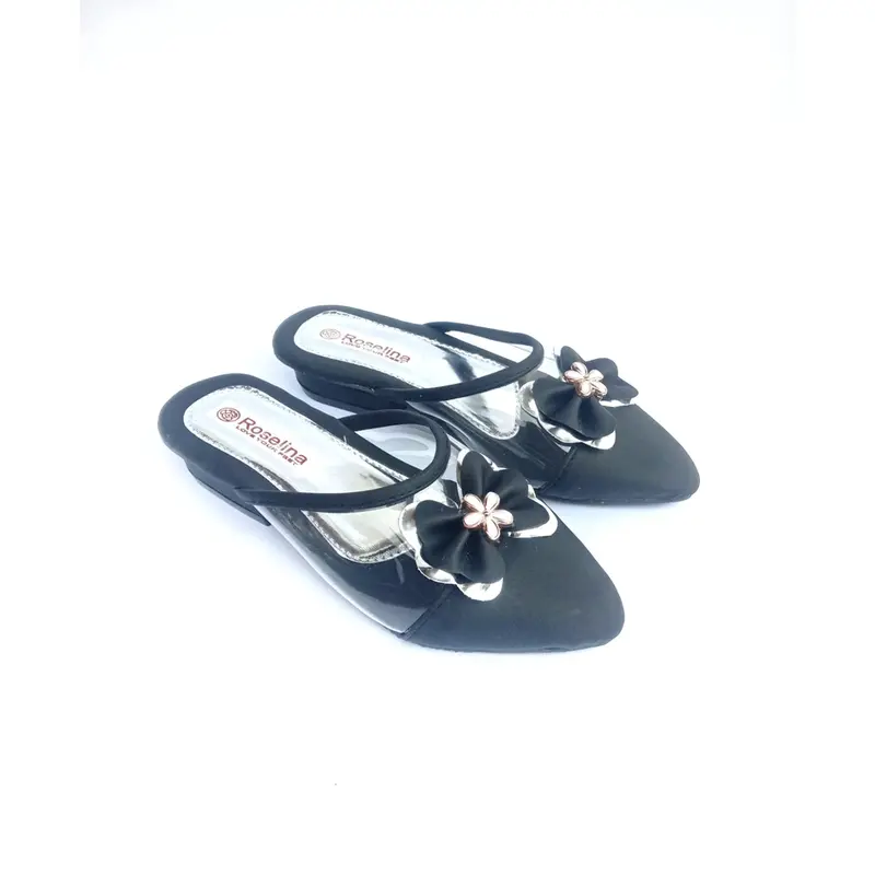 Sandal Anak Perempuan Balet Pita Bunga Selop Sepatu 5