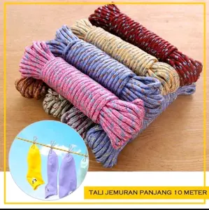 Tali Tambang Jemuran Baju Nylon 10 Meter Nilon Anti Slip Jemur Pakaian Tali Pengikat Barang