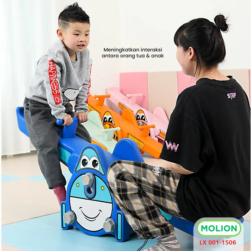 Mainan Jungkat Jungkit Anak Seesaw Prosotan Kuda Kudaan Permainan Plastik Mainan Anak Balance Lucu 001-M1503 3