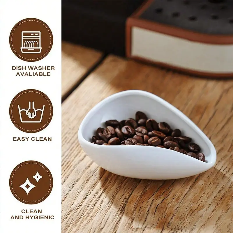 Coffee Beans Dosing Cup, Ceramic Tea & Coffee Beans Vessel, Ceramic Dosing Vessel for Home Use 8