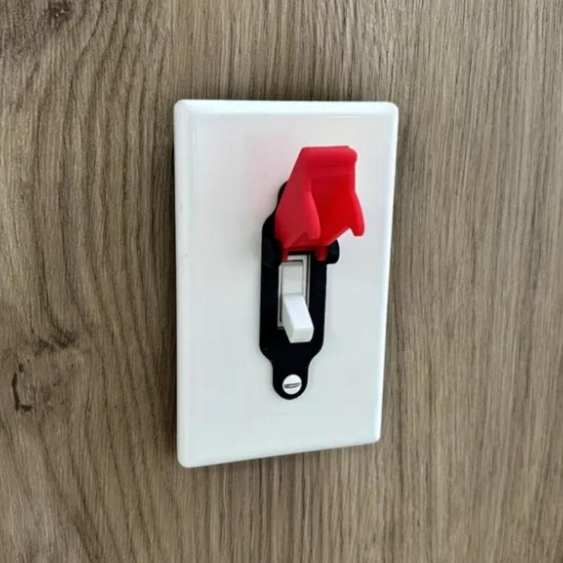 Product Introduction of Light Switch Cover, L-shaped Light Switch Protector with Screw, Electrical Equipment & Supplies for Home Improvement 0