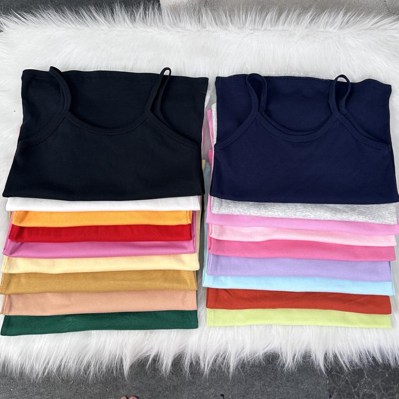 Product Introduction of Sét 5 áo dây nữ đủ size từ 40-65kg Top Women soft  shorts áo  2 4
