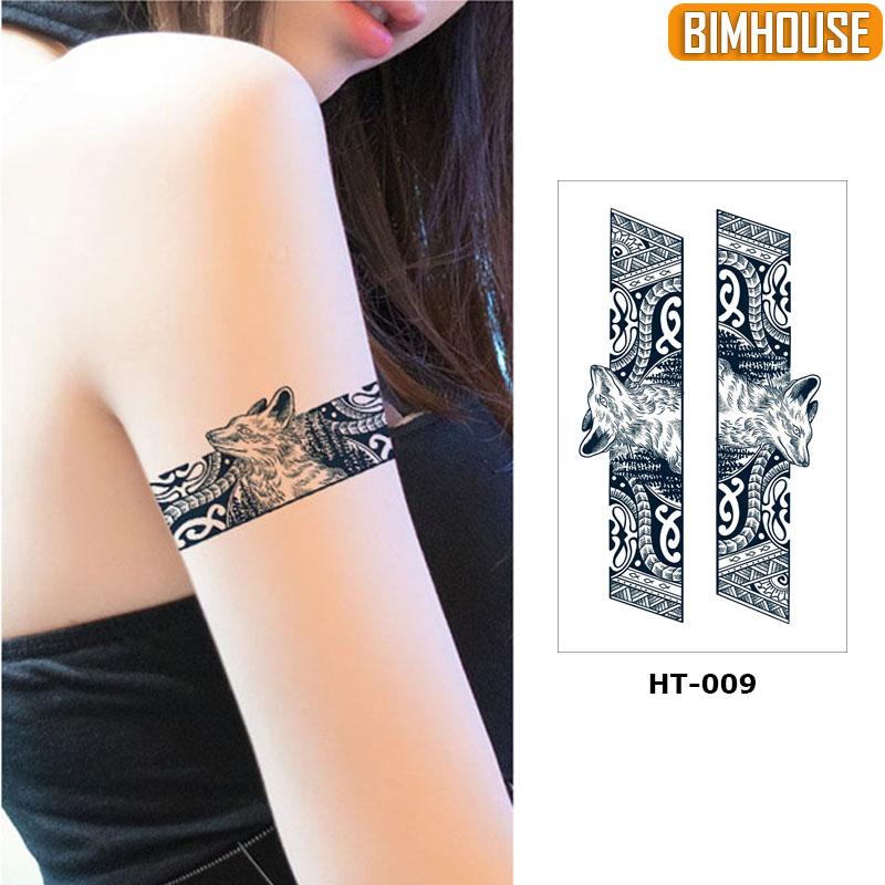 Miếng dán hình xăm tay HT-009 hình săm tạm thời cổ tay băng tay 15 ngày chống nước