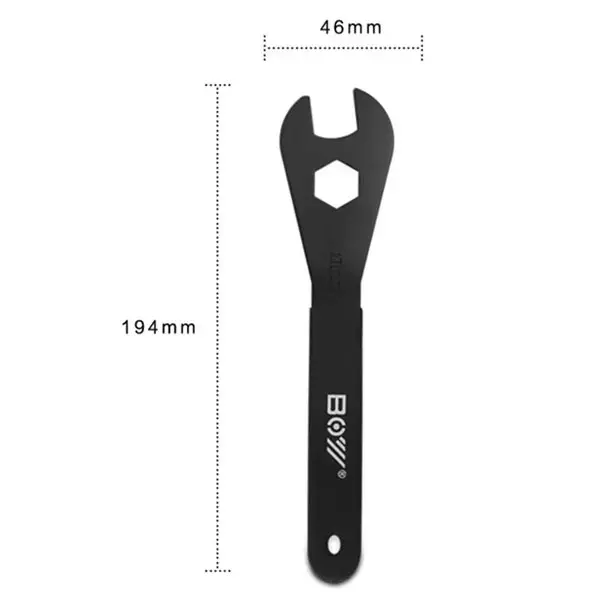BOY - Kunci Pedal Sepeda/ Kunci Pas Pedal/ Kunci Kones 13/ 14/ 15/ 17/ 18/ 19 - Kunci untuk Pasang Pedal Sepeda/ Bike Pedal Spanner 2