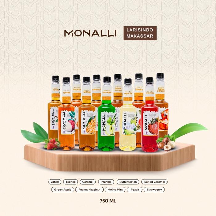 Gambar Monalli Syrup All Variant - 750 mL Gourmet Syrup Premium_Sirup Cafe & Coffee Premium_Sirup Mocktail dari Larisindo Jaya Kota Makassar Tokopedia