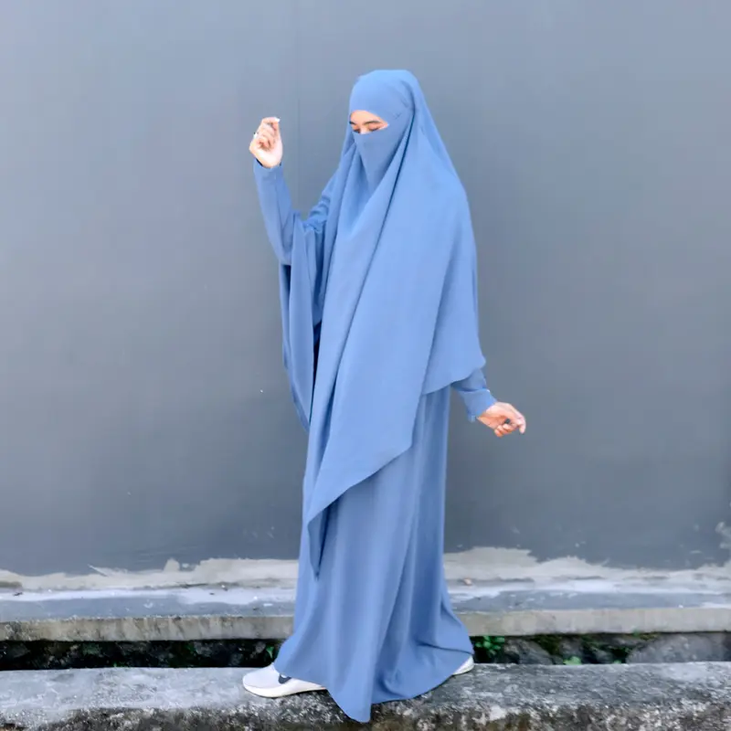 GAMIS Syari Abaya Muslim Wanita Inara Tanpa Khimar Model Turki Arab Dress Maxi Dewasa Crinkle Airflow Premium Jumbo Oversize Hitam Polos 6