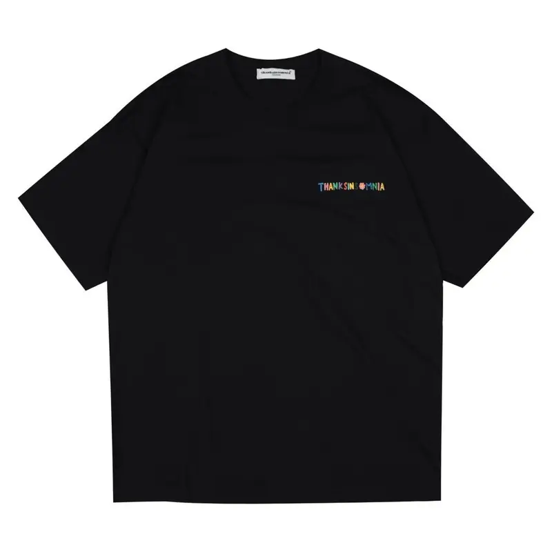 JN Tshirt Miorine Black Thanksinsomnia / Crew-neck fashion unisex T-shirt Menswear Top Kaos Baju Atasan Distro 2
