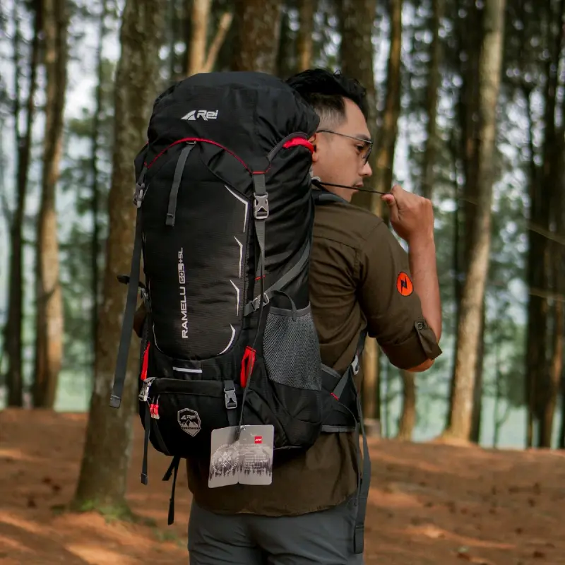Tas punggung Carrier Ramelu 60+5L Arei Outdoordear 0