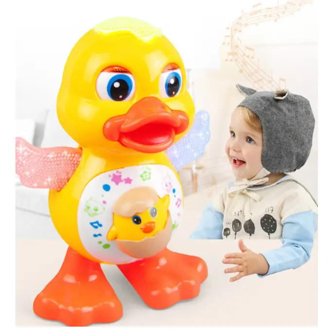 Đồ Chơi Chú Vịt Nhảy Múa Phát Nhạc Có Đèn Vui Nhộn, Vịt Nhảy Theo Nhạc Toy 3