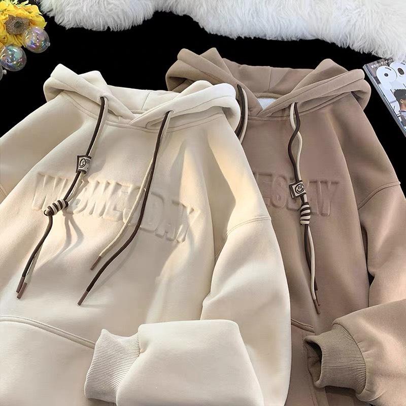 Áo Hoodie Nam Nữ From Rộng WEDNESDAY In Nổi Chất Liệu Vải Nỉ Bông Cao Cấp Dày Dặn Mềm Mịn Kiểu Dáng Unisex Menswear Dài Tay Cotton Top hoodie nam