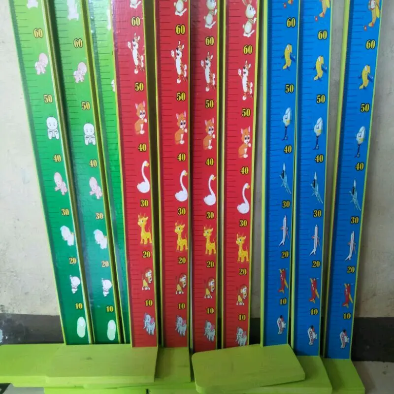 alat ukur panjang badan bayi bahan kayu asli 1