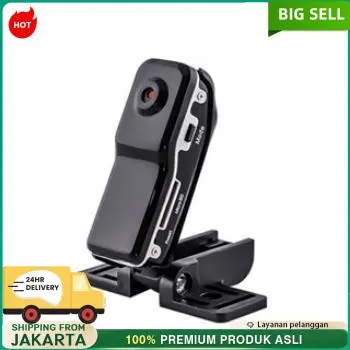 ✦Cod,Jaminan Kualitas✦ ✦Ready ya,cod✦ MD80 min Kamera Mata-Mata Tersembunyi Mini Mendukung Kamera Aksi Webcam Kamera Video Digital Portabel Kamera Kecil Perekam Digital Portabel Olahraga Luar Ruangan