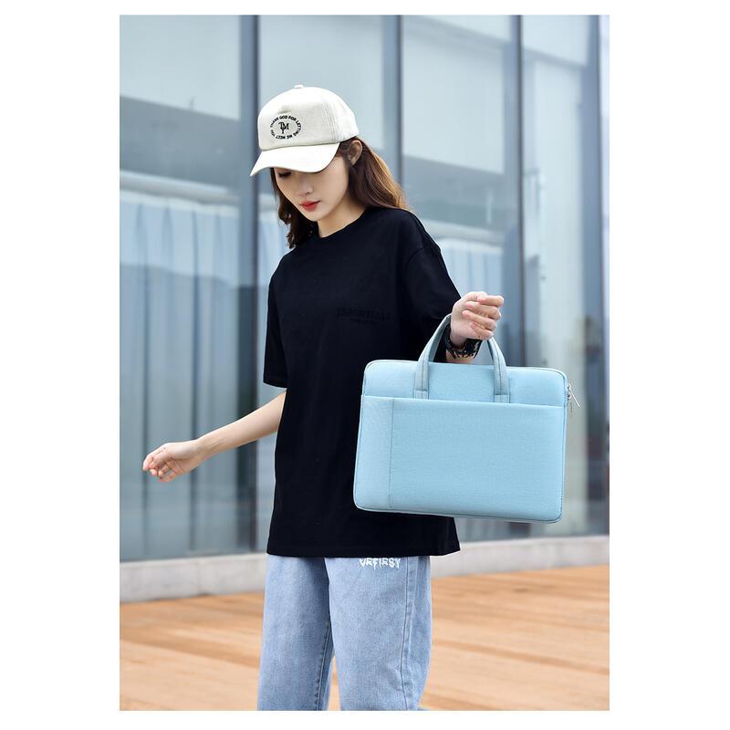 Product Introduction of New 15.6-inch laptop bag, minimalist handbag, business portable briefcase, can be printed 21
