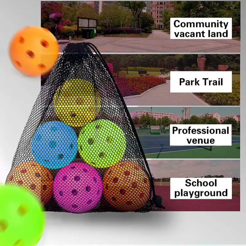 Molded Resilient 40-Hole Ball - TPE Elasticity Ball Outdoor Sports Playing Experience