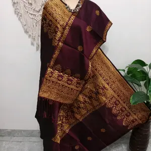 songket silungkang warna manggis gold