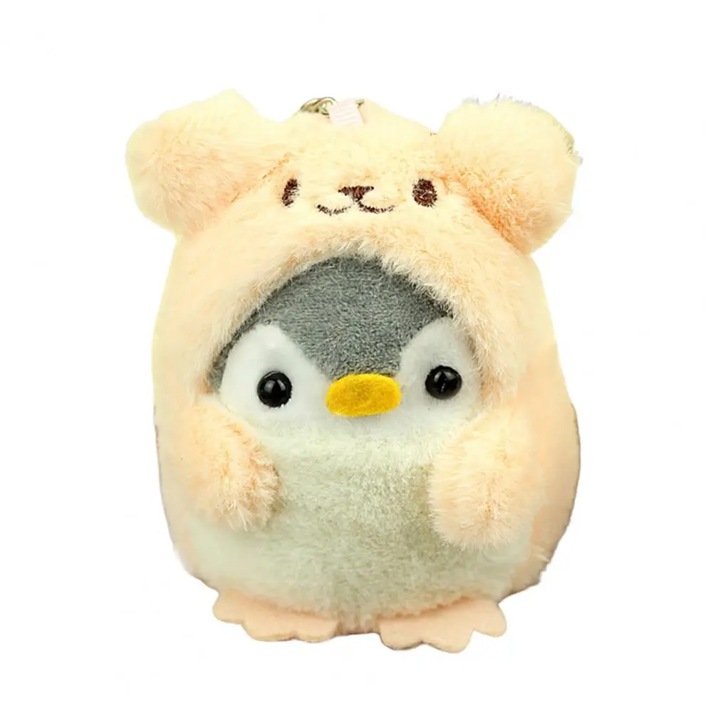 Penguin Doll Pendant Plush Stuff Toy Cartoon Animal Keychain School Bag