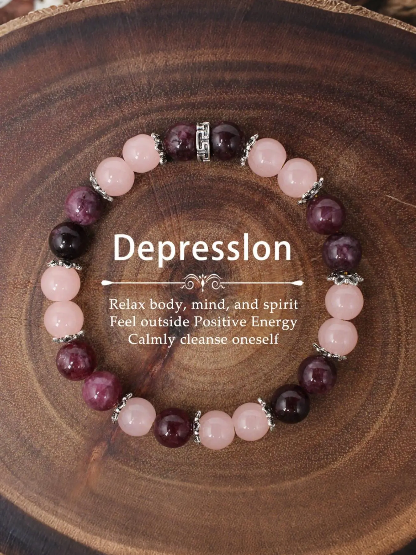 Handmade Rose Quartz Beaded Bracelet, Fashionable Stone Beaded Bracelet for Women & Men, Trendy All-match & Exquisite Jewelry for Birthday Gift, Mother's Day Gifts