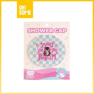 [OHSOME x Disney] - Solo Corner Beary Cute Lotso Shower Cap Penutup Rambut Mandi Karakter Disney