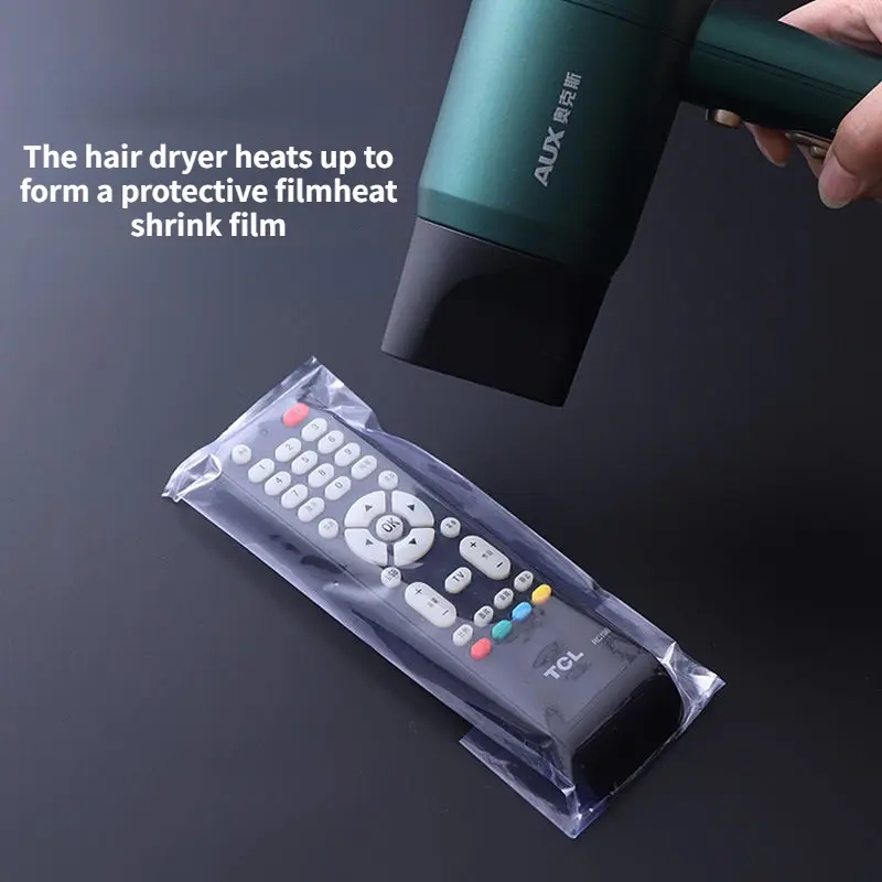 Combo 5 túi bọc điều khiển màng co nhiệt cho remote tivi máy lạnh