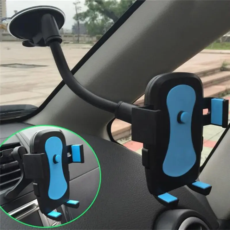 New Car Phone Holder Bracket Installation Cup Holder Universal Car Mobile Holder Suction Windshield Phone Lock Car Accessories Holder