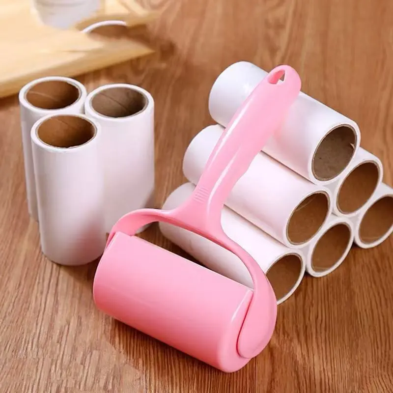 (Tặng 1 Cây Lăn ) Combo 10 Lõi Lăn Bụi Quần Áo Giúp Lấy Sạch Bụi Bẩn Và Các Sợ Lông Vải, Lông Chó Mèo Dính Trên Quần Áo, Chăn Nệ 7