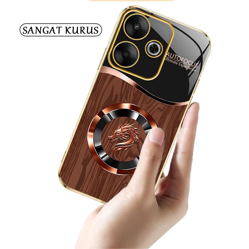 Product Introduction of Memperlancar kasus telepon TPU yang cocok【REDM1 13】-TPU kayu naga 7