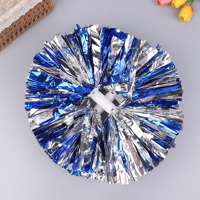 Product Introduction of Handle Style Cheerleader Pom Poms Metallic Streamer Sport Match Vocal Dance Party Concert Decorator Props Club Supply 27