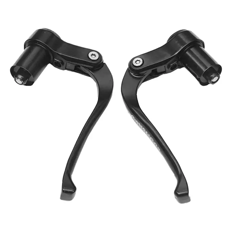2Pcs  Brake Levers Set Bar End MTB Aero Bar Black Triathlon TT Time 1
