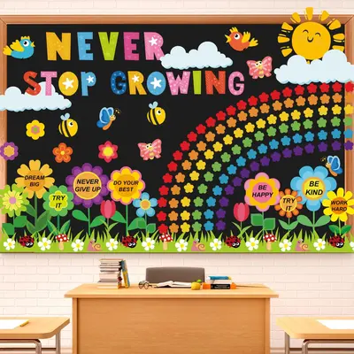 Eucalyptus Classroom Decor 49ft Spring Grass Bulletin Board Border