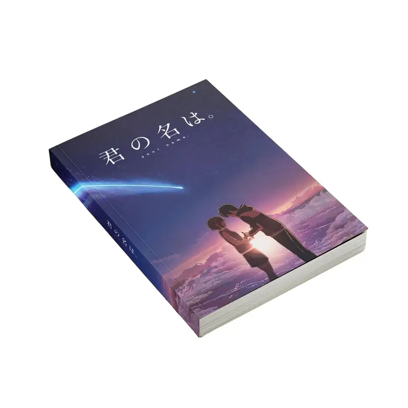 Pocket Note Anime Kimi no Nawa B A6 Hardcover buku Catatan Agenda Planner Jurnal Kertas Putih Psychology Resep 0