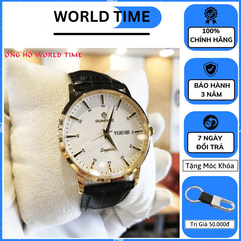 Đồng Hồ Nam Sunrise DM1216SWA Chính Hãng Full Box ] Sapphire Chống Xước , Chống Nước, BH 3 năm watch
